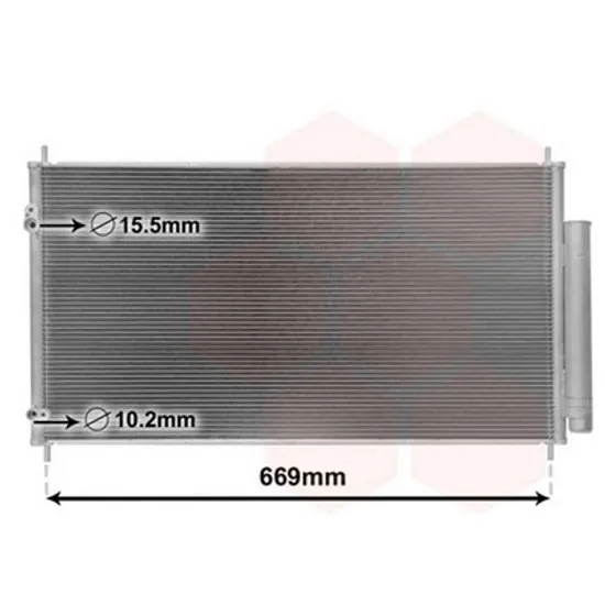 Radiator Aer Conditionat HONDA CIVIC 9 2011-> Radiator aer conditionat 1.4 - 1.8iVTEC - 1.6iDTEC (67x35) Perioada 2012 2013 2014 2015 2016