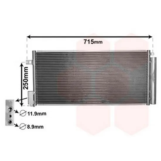 Radiator Aer Conditionat ALFA ROMEO GIULIETTA 2010->2020 Radiator aer conditionat benzina/ diesel (62,7x29,5) Perioada 2010 2011 2012 2013 2014 2015 2016 2017 2018 2019 2020