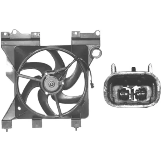 Ventilator motor CITROEN BERLINGO 1996->2011 pentru 1.6 HDI 90 , perioada 2005 2006 2007 2008 2009 2010 2011