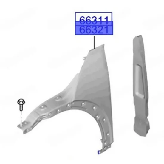 Aripa Fata HYUNDAI IONIQ 2021-> Aripa fata DREAPTA Perioada 2021 2022 2023 2024 2025