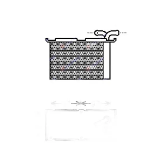 Intercooler VW POLO 6R1 2009->2020 Radiator intercooler suplimentar 1.2 TSi benzina (120x200x60) Perioada 2009 2010 2011 2012 2013