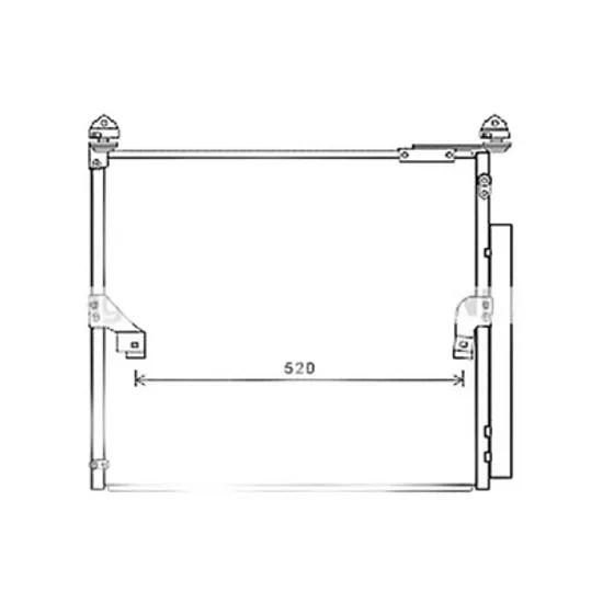 Radiator Aer Conditionat TOYOTA LAND CRUISER J2 2007->2017 Radiator aer conditionat 2 7cc 60,6x51x1,6 Perioada 2007 2008 2009 2010 2011 2012 2013 2014 2015 2016 2017 2018 2019 2020