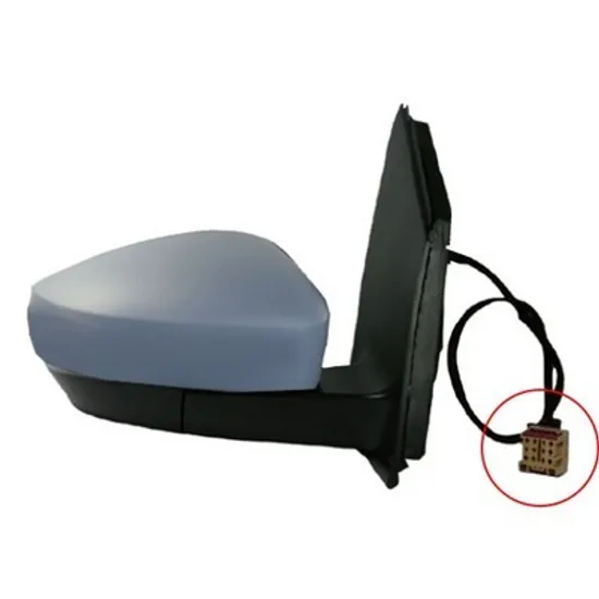 Oglinda VW POLO 6R1 2009->2020 Oglinda exterioara reglaj electric cu incalzire cu semnal cu mufa patrata dreapta Perioada 2009 2010 2011 2012 2013 2014 2015 2016 2017