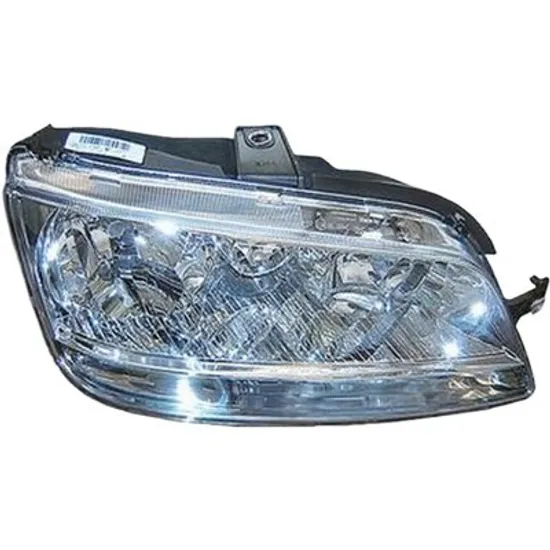 Far dreapta FIAT MULTIPLA 1999-> perioada 1999 2000 2001 2002 2003 2004 2005 2006 2007 2008 2009 2010 de la an de fabricatie 12/2005, fara motor reglaj, semnal transparent, cu reglaj electric, cu far de ceata, cu bec H7/H1/H1