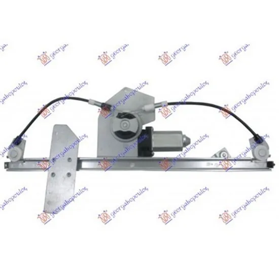 Macara Usa PEUGEOT 207 2006->2015 Macara geam usa fata electrica 2 cabluri dreapta Perioada 2006 2007 2008 2009 2010 2011 2012