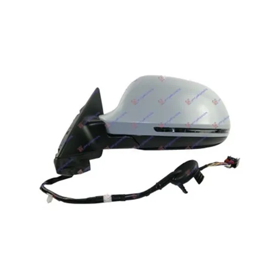 Oglinda AUDI A3 8P1 2003->2012 Oglinda electrica. cu incalzire pentru vopsit electrica cu 5 usi ->2010 cu lampa podea 8 pini stanga Perioada 2008 2009 2010