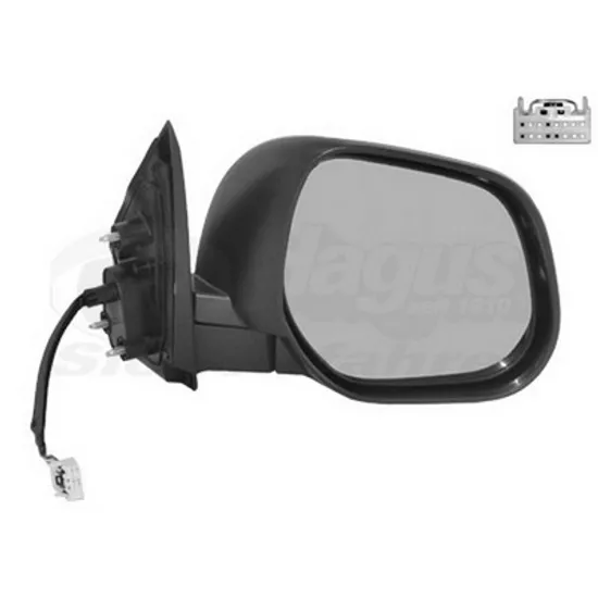 Oglinda PEUGEOT 4008 2012-> Oglinda exterioara reglaj electric cu incalzire pentru vopsit dreapta Perioada 2012 2013 2014 2015 2016 2017 2018