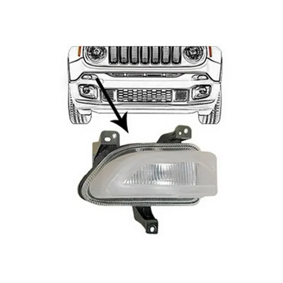 Lampa Fata JEEP RENEGADE 2014->2021 Lampa fata cu lampa daylight (E) dreapta Perioada 2014 2015 2016 2017 2018