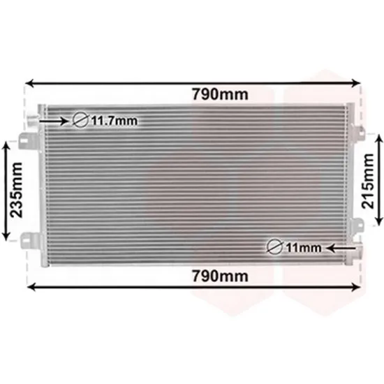 Radiator aer conditionat VOLVO XC90 2 2014-> pentru T6 Polestar AWD, perioada 2017 2018 2019 2020 2021 2022