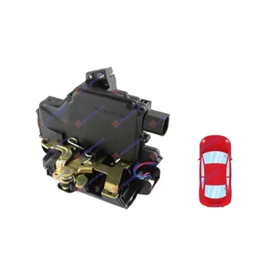 Broasca Usa SKODA SUPERB 1 2001->2008 Inchizator usa broasca spate pentru inchidere centralizata dreapta, Perioada 2002 2003 2004 2005 2006 2007 2008