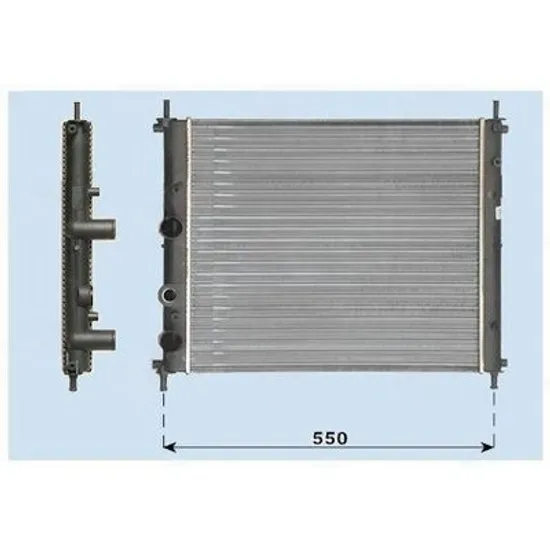 Radiator Motor FIAT MAREA 1996->2007 Radiator apa motor 1.2-1.4-1.6 benzina fara rezervor + A/C (475x415) Perioada 1996 1997 1998 1999 2000 2001 2002 2003 2004 2005 2006 2007