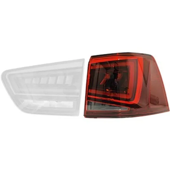 Lampa stop spate dreapta SEAT ALHAMBRA 2010-> perioada 2010 2011 2012 2013 2014 2015 de la an de fabricatie 07/2015, semnal rosu/galben, exterior, cu bec LED