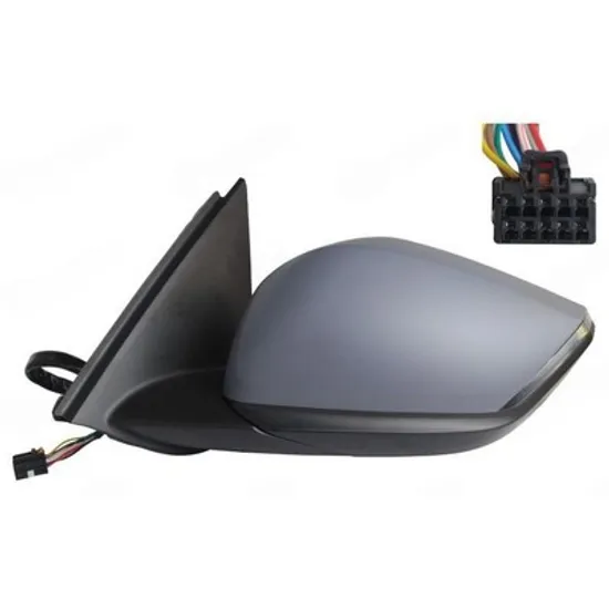 Oglinda CITROEN C4 3 2020-> Oglinda exterioara electrica cu incalzire cu rabatare electrica pentru vopsit (cu semnal si lampa podea) (10H10P) STANGA Perioada 2022 2023 2024 2025