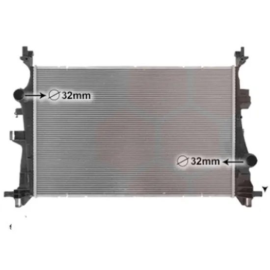 Radiator apa JEEP RENEGADE 2014->2021 pentru 2.0 CRD 4x4, perioada 2014 2015 2016 2017 2018 2019