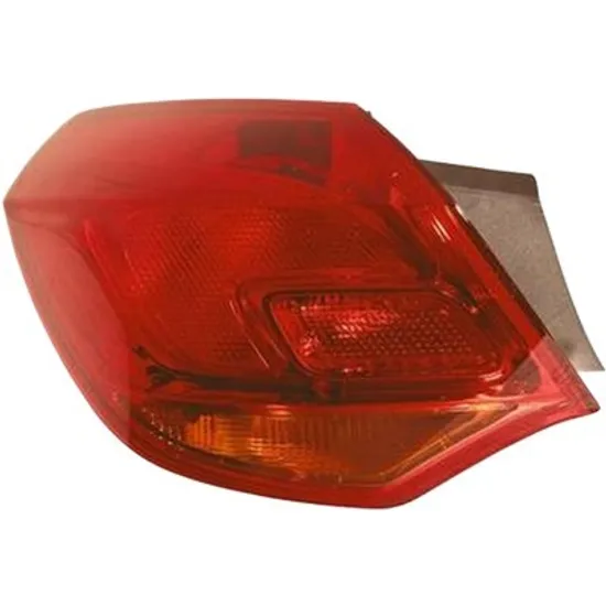 Lampa stop spate stanga OPEL ASTRA J 2009->2015 perioada 2010 2011 2012 2013 2014 2015 , rosu, semnal galben, pentru 5 usi, exterior