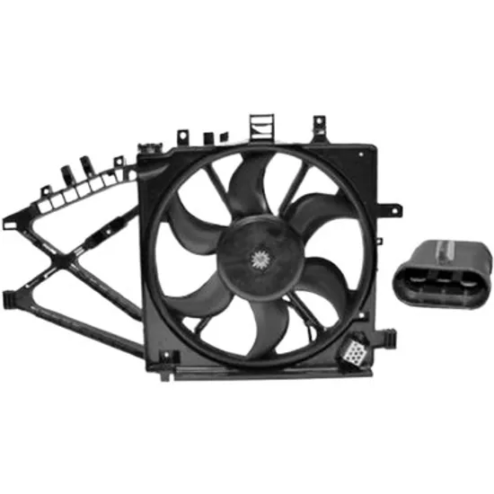 Ventilator motor OPEL COMBO 2001->2012 1.3 CDTI 16V 55KW 75CP , pentru motor Z 13 DTJ perioada 2005 2006 2007 2008 2009 2010 2011 2012