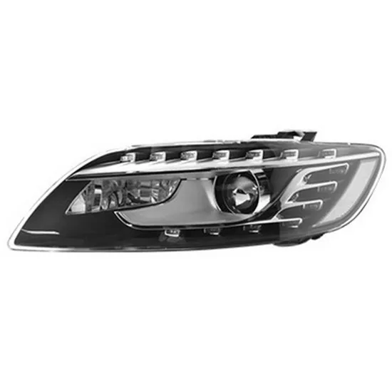 Far stanga AUDI Q7 2006->2015 perioada 2009 2010 2011 2012 cu motor reglaj, fara unitate de control Xenon, cu xenon, cu reglaj distanta iluminare automat, cu bec D3S Lampa descarcare gaze