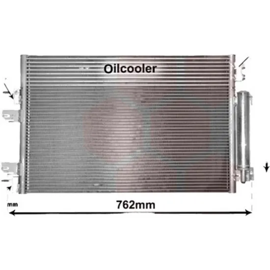 Radiator aer conditionat CITROEN JUMPER 2006-> pentru 3.0 HDi 180, perioada 2011 2012 2013 2014 2015 2016