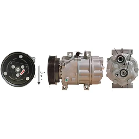 Compresor aer conditionat VOLVO V50 2003->2012 2.0 D4 96KW 131CP , pentru motor D 4204 T2 perioada 2005 2006