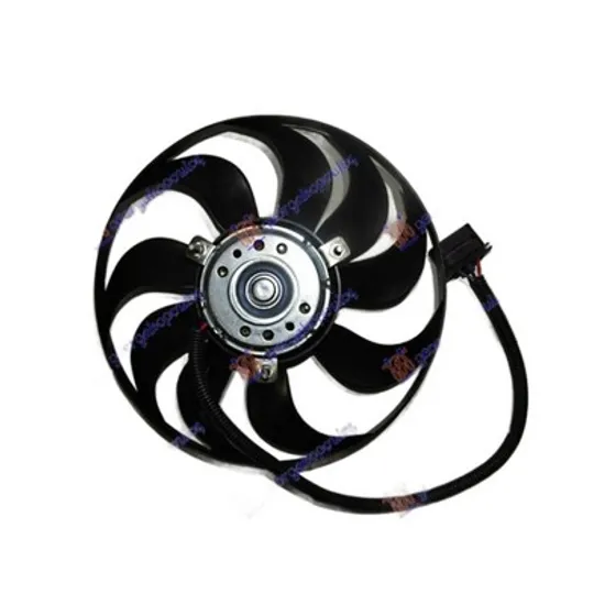 Ventilator Motor VW POLO 9N 2001->2012 Ventilator radiator (motor+elice) (290mm) (220/60w) (3pin) (9WING) Perioada 2001 2002 2003 2004 2005 2006 2007 2008
