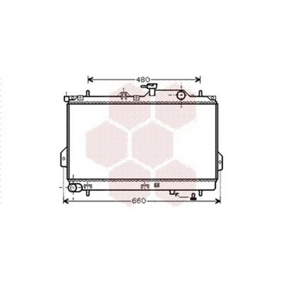 Radiator Motor HYUNDAI MATRIX 2001-> Radiator apa pentru 1,5 CRDi cu/fara aer conditionat (36x62,4) Perioada 2001 2002 2003 2004 2005 2006 2007 2008