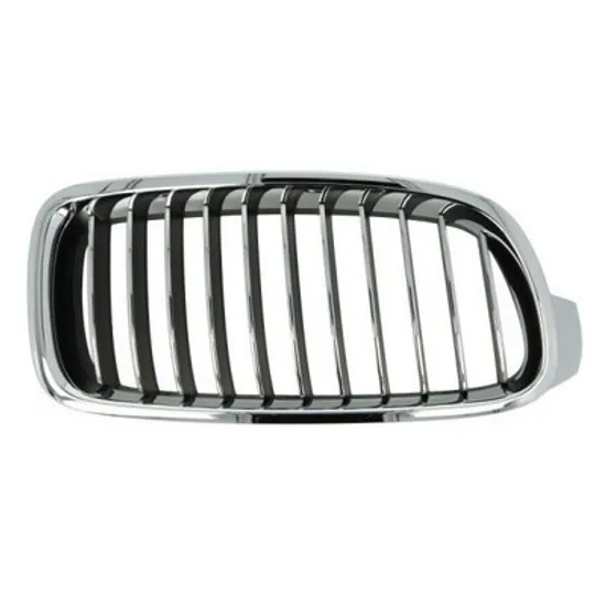 Grila Radiator BMW 3 F30 2011->2018 Grila radiator dreapta negru/crom/crom Perioada 2011 2012 2013 2014 2015 2016 2017