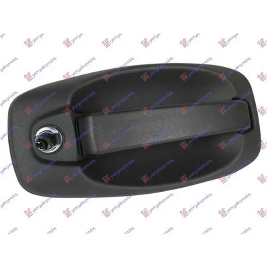 Maner Usa PEUGEOT BIPPER 2008-> Maner usa spate exterior completa cu chei Perioada 2008 2009 2010 2011 2012 2013 2014
