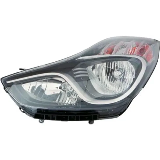 Far stanga HYUNDAI ix20 2010-> perioada 2010 2011 2012 2013 2014 2015 2016 2017 2018 2019 pana la an de fabricatie 08/2015, cu motor reglaj, semnal transparent, cu reglaj electric, cu bec H7/H7