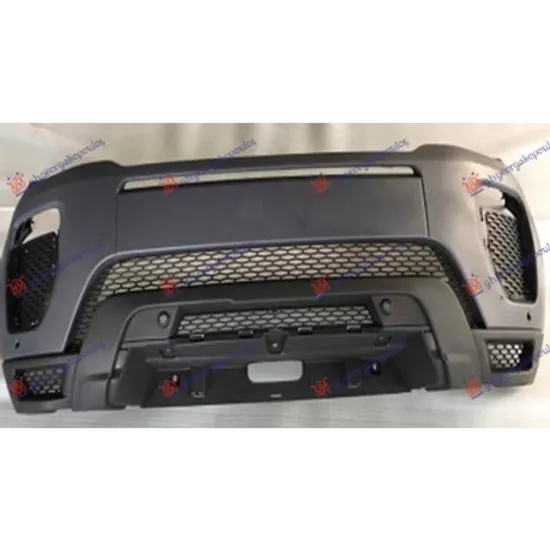 Bara Fata LAND ROVER RANGE ROVER EVOQUE 2011->2019 Bara fata pentru vopsit (cu 4 senzori parcare si spalator si camera) (DYNAMIC) Perioada 2015 2016 2017 2018 2019