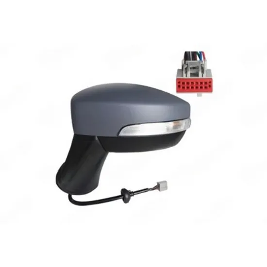 Oglinda FORD ECOSPORT 2012-> Oglinda exterioara electrica cu incalzire pentru vopsit (cu semnal si senzor banda) 9 PIN STANGA Perioada 2017 2018 2019 2020 2021 2022 2023