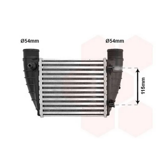 Intercooler AUDI A4 8EC, B7 2004->2008 Radiator intercooler 2.0 TFSi benzina - 2.0 TDi diesel (200x190x63) dreapta Perioada 2004 2005 2006 2007 2008