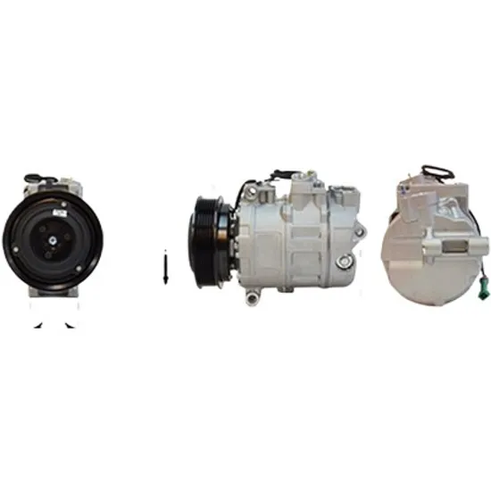Compresor aer conditionat AUDI A8 4D2; 4D8 1994->2002 2.8 quattro 142KW 193CP , pentru motor ACK, ALG, AMX, APR, AQD perioada 1996 1997 1998 1999 2000 2001 2002