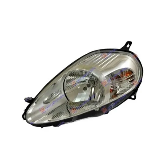 Faruri FIAT GRANDE PUNTO 199 2005-> Far reglaj electric cromat. V 2008-> mufa mov stanga Perioada 2008 2009 2010 2011 2012