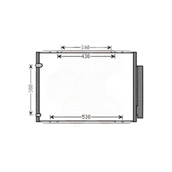 Radiator aer conditionat AUDI A3 Cabriolet 8V7; 8VE 2013-> 1.4 TFSI 103KW 140CP , pentru motor CPTA perioada 2013 2014,2015,2016,2017 2018