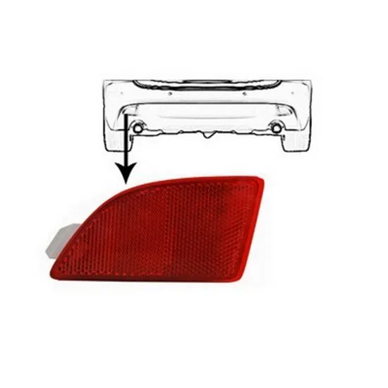 Reflector Spate MAZDA 3 BM 2013-> Reflector bara spate hatchback stanga, Perioada 2014 2015 2016 2017 2018