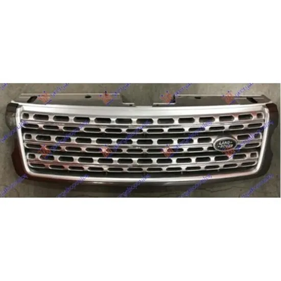 Grila radiator LAND ROVER RANGE ROVER 4 2012-> Grila argintiu cu ornament argintiu Perioada 2012 2013 2014 2015 2016 2017