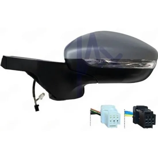 Oglinda CITROEN C3 III 2016-> Oglinda exterioara electrica cu incalzire cu rabatare electrica pentru vopsit (cu semnal si senzor banda) (6+4 PIN) 2018- STANGA Perioada 2018 2019 2020 2021