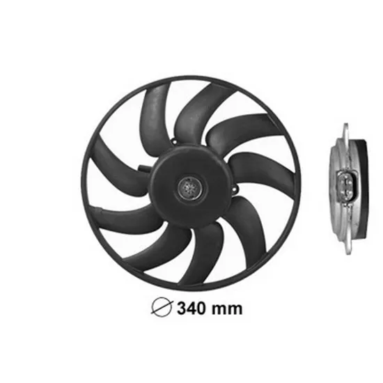 Ventilator Motor AUDI Q5 8RB 2008->2017 Electroventilator racire (35 cm) benzina Perioada 2008 2009 2010 2011 2012 2013 2014 2015 2016 2017