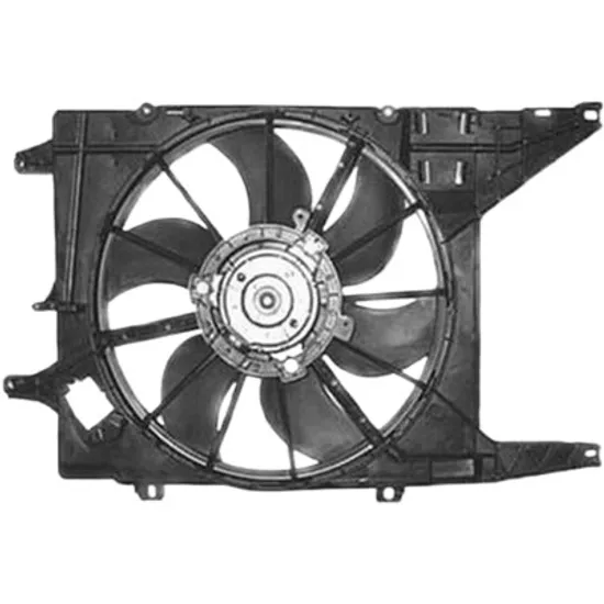Ventilator motor RENAULT SANDERO/STEPWAY 1 2007->2013 1.6 64KW 87CP , pentru motor K7M 710 perioada 2009 2010 2011 2012 2013 2014