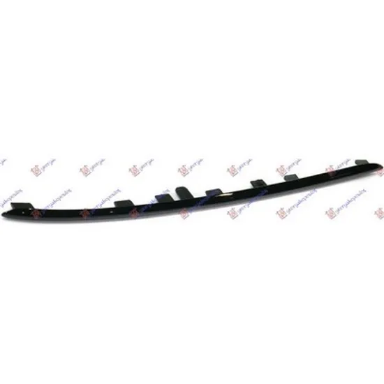 Ornament Grila MERCEDES E-CLASS W213 2016-> Bandou grila bara fata lateral inferior negru (E43 AMG) dreapta Perioada 2016 2017 2018 2019 2020 2021 2022