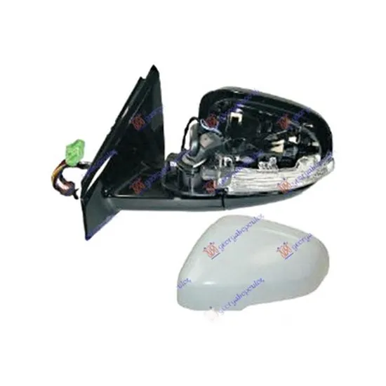 Oglinda VOLVO V40 2012-> Oglinda exterioara electrica cu incalzire cu rabatare electrica cu memorie (cu semnal si cu lampa podea si cu senzor) stanga Perioada 2012 2013 2014 2015 2016 2017 2018