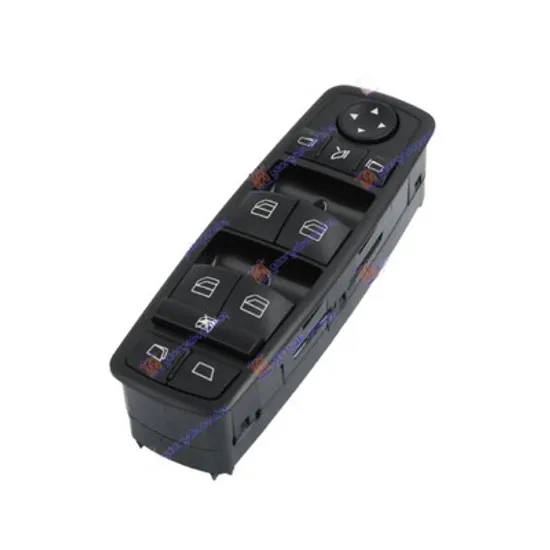 Buton Geamuri MERCEDES GL-CLASS X164 2006->2012 Panou buton comanda geamuri fata (Quatern) ( 3 pini ) stanga Perioada 2006 2007 2008 2009 2010 2011 2012