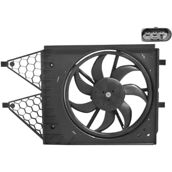 Ventilator motor SKODA FABIA 2 2006->2014 1.2 TDI 55KW 75CP , pentru motor CFWA perioada 2010 2011 2012 2013 2014