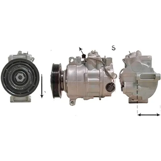 Compresor aer conditionat MERCEDES B-CLASS W246 2011->2018 pentru B 200 CDI , perioada 2011 2012 2013 2014