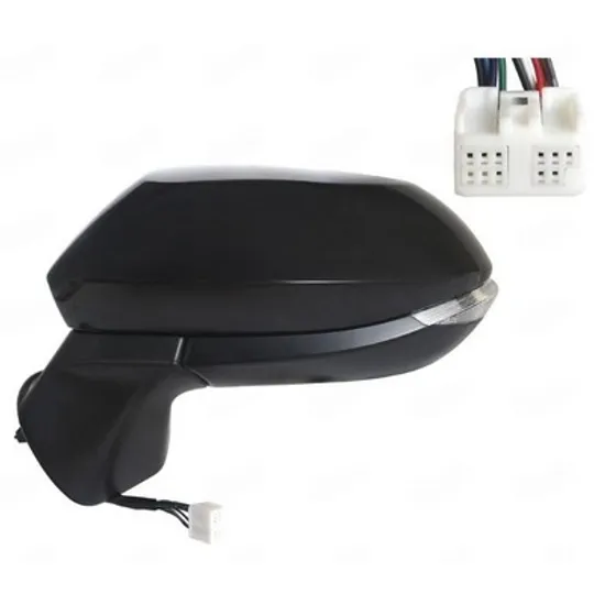 Oglinda TOYOTA YARIS CROSS 2020-> Oglinda exterioara electrica cu incalzire cu rabatare electrica pentru vopsit (cu semnal LED si senzor banda) (9 PIN) STANGA Perioada 2021 2022 2023 2024 2025