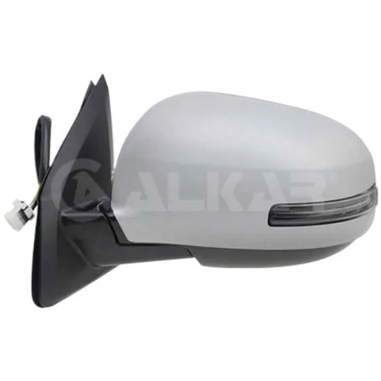 Oglinda exterioara stanga MITSUBISHI ASX; OUTLANDER SPORT 2010-> perioada 2010 2011 2012 2013 2014 2015 de la an de fabricatie 2013, pana la an de fabricatie 2016, cu semnal, pentru pini 9, cu incalzire, rabatare electrica, prevopsit grund,