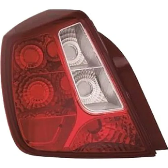Lampa stop spate stanga DAEWOO NUBIRA 2 2003-> perioada 2003 2004 2005 2006 2007 2008 rosu, semnal alb, exterior, de la an de fabricatie 2003, cu bec P21/5W, cu bec P21W cu bec PY21W,