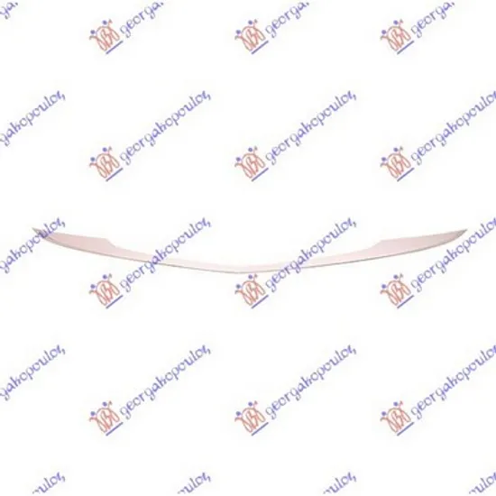 Bandou bara fata MAZDA BT-50 2 2011->2019 Bandou bara fata superior cromat, 2013-> Perioada 2013 2014 2015 2016 2017 2018
