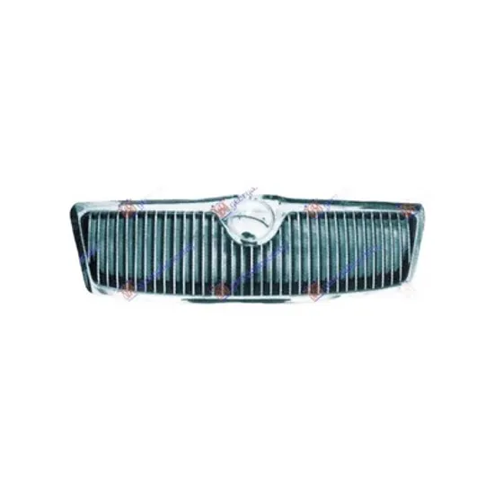 Grila Radiator SKODA OCTAVIA 2 2004->2013 Grila radiator complet toate cromat Perioada 2004 2005 2006 2007 2008 2009 2010 2011 2012