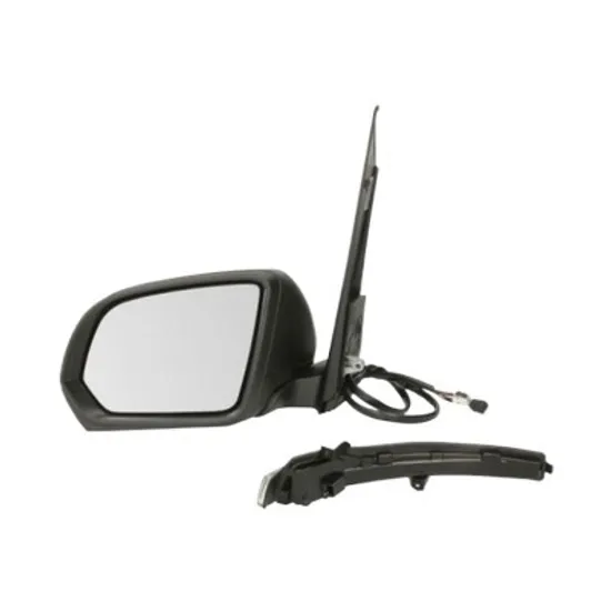 Oglinda exterioara stanga MERCEDES VITO W447 2014-> perioada 2021 2022 2023 2024 2025 cu lampa podea, cu senzor banda, numar pini 20, cu memorie, fara intunecare automata, cu lumini de pozitie, Opacizare automata, rabatare electrica,